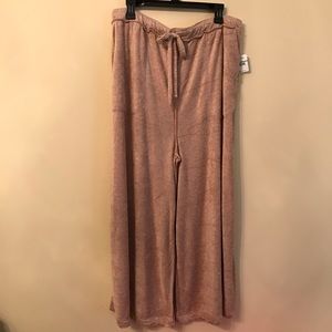 Free People Lounge Pink Clay Pants